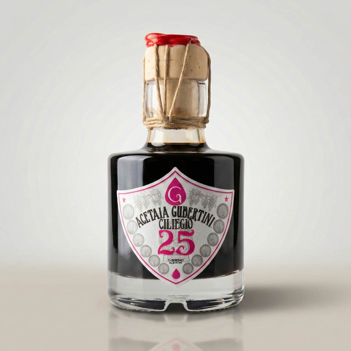 Balsamvinäger di Modena – Gran Riserva del Fondatore 25 år (Körsbärsträ/Ciliegio)