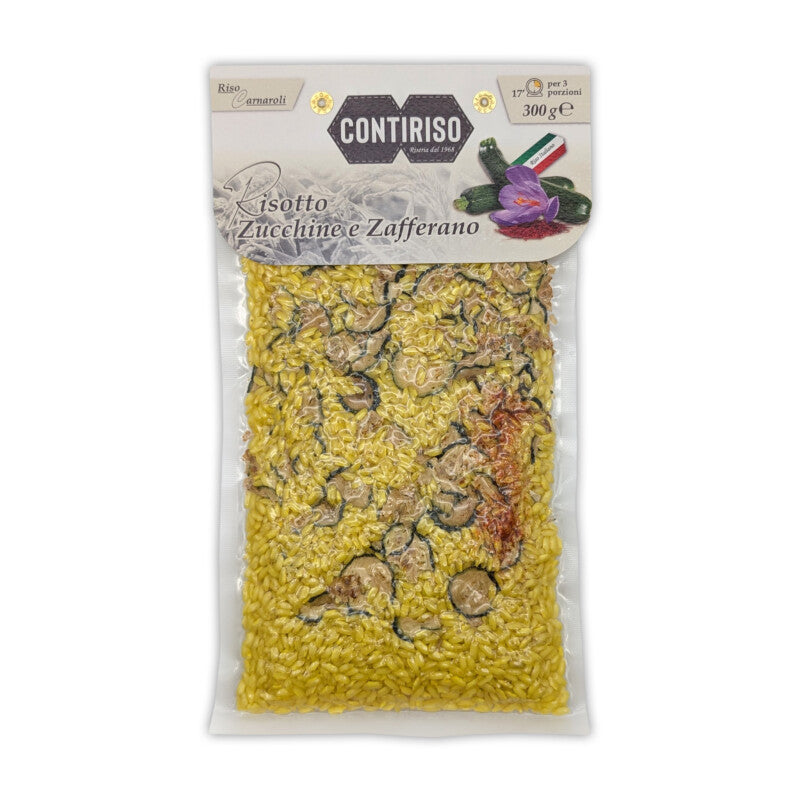 Risotto med saffran och zucchine (squash)– 300 gr.  3 portioner - Glutenfri