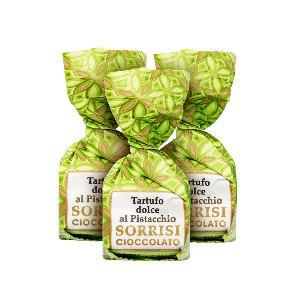 Tartufo al pistacchio - Chokladtryffel med Pistage  200 gr.
